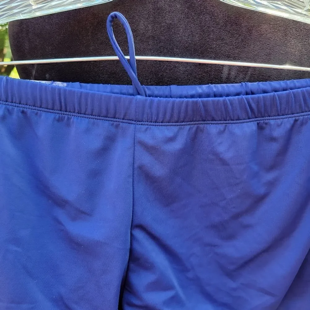Ladies Navy Swim Shorts sz 5XL